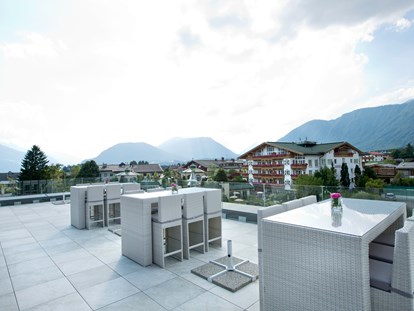 Hochzeit - Hunde erlaubt - Tiroler Oberland - Blick von der Dachterrasse des Greenvieh. - Greenvieh Chalet