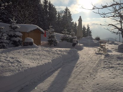 Hochzeit - Art der Location: im Freien - Munderfing - Idyllischer Winterwald ist von Ende November bis Ende März geöffnet - Panoramagasthof DaxLueg