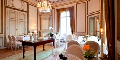 Hochzeit - Hochzeitsessen: 3-Gänge Hochzeitsmenü - Kittendorf - Das Restaurant neben dem Gartensaal auf Schloss Kittendorf. - Hotel Schloss Kittendorf