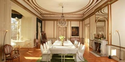 Hochzeit - externes Catering - Kittendorf - Der Gartensaal des Schloss Kittendorf. - Hotel Schloss Kittendorf
