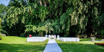 Hochzeit - Hochzeitsessen: 3-Gänge Hochzeitsmenü - Burgenland - Schlosspark - Schloss Nikitsch