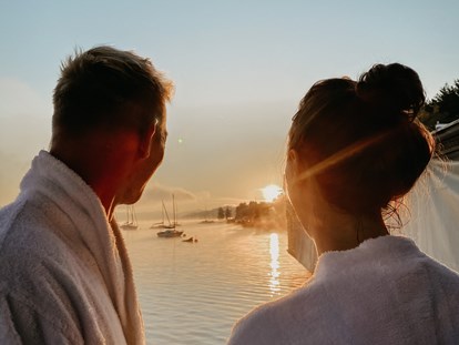 Hochzeit - Geeignet für: Filmproduktionen - Sonnenaufgang auf der Terrasse - Hotel Parks Velden