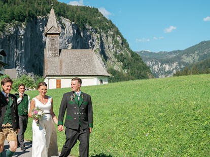 Hochzeit - Geeignet für: Vernissage oder Empfang - Traunkirchen - romantischer geht's nicht -Heiraten in Gössl im Narzissendorf Zloam in Grundlsee - Narzissendorf Zloam