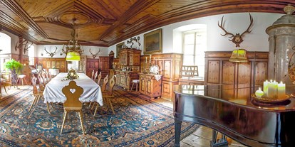 Hochzeit - interne Bewirtung - Großlobming - Zirbensaal 
Schloss Lichtengraben - Gut Schloss Lichtengraben  - romantisches Schloss exklusive mieten