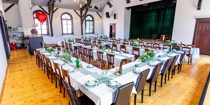 Hochzeit - Geeignet für: Eventlocation - Kapellendorf - Tafel-Bestuhlung der Hochzeitslokation - Villa-Kapellendorf