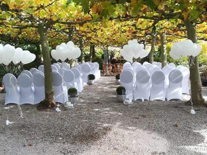 Hochzeit - barrierefreie Location - Schriesheim - Elliots Cafe's Gartenhaus 