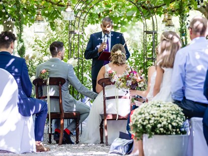 Hochzeit - Hochzeitsessen: Catering - Mannheim - Elliots Cafe's Gartenhaus 