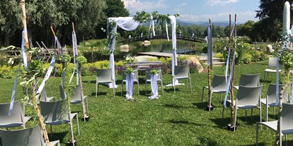 Hochzeit - Hochzeitsessen: À la carte - Österreich - Hochzeit am Naturbadeteich - Hotel G'Schlössl Murtal