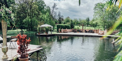 Hochzeit - Art der Location: ausgefallene Location - Teichanlage - Winzerhotel Weingut Kolleritsch