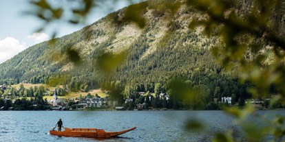Hochzeit - Umgebung: am See - Oberösterreich - Altaussee Schiffahrt - Kapitänstrauung