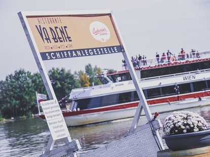 Hochzeit - Umgebung: am See - Österreich - Feiern Sie Ihre Hochzeit im Restaurant Vabene direkt an der Donau in Wien. - Donau Restaurant - Vabene