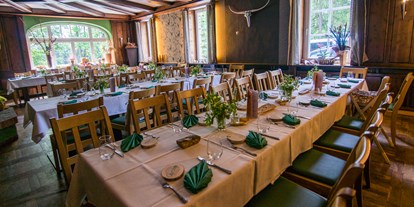 Hochzeit - Im Saal ist platz für bis zu 55 Personen - Bergwirtschaft Bieleboh Restaurant & Hotel