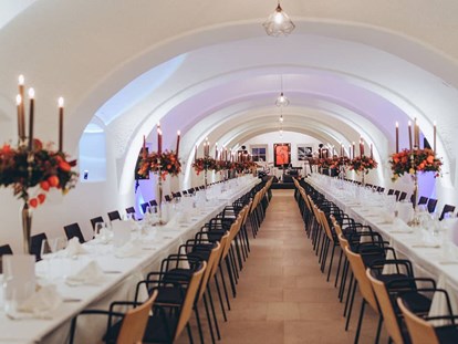 Hochzeit - Hochzeitsessen: mehrgängiges Hochzeitsmenü - Gmunden - Festsaal - Hütthalers Musterhof