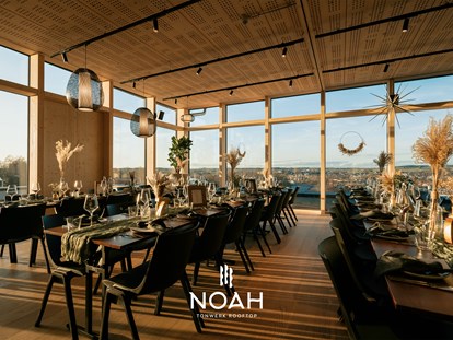 Hochzeit - Art der Location: Restaurant - Moosinning - Eine Hochzeit in unserer Rooftop-Bar Noah - Tonwerk Dorfen