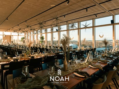 Hochzeit - Art der Location: Restaurant - Eine Hochzeit in unserer Rooftop-Bar Noah - Tonwerk Dorfen