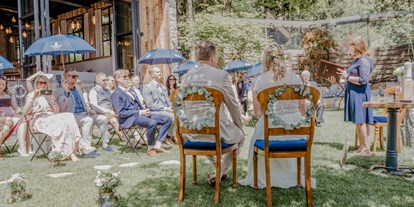 Hochzeit - Der Garten des Sendlhofer's ist einfach perfekt für die standesamtliche Trauung oder eine freie Trauungszerenomie. - Sendlhofer's