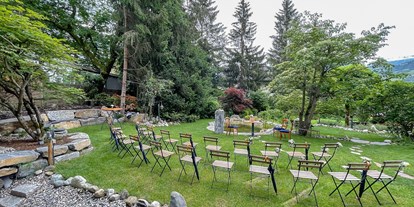 Hochzeit - Der Garten des Sendlhofer's eignet sich perfekt für eure Trauung. - Sendlhofer's