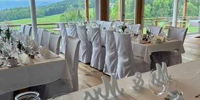 Hochzeit - Sommerhochzeit - Berchtesgadener Land - Panorama-Saal mit herrlichem Ausblick - Das Salzburgblick
