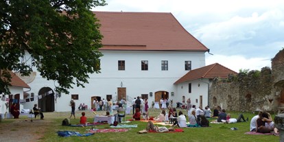 Hochzeit - Art der Location: Schloss - Wels (Wels) - Hochzeitspicknick im Schlosshof - Schloss Eschelberg