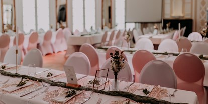Hochzeit - Geeignet für: Gala, Tanzabend und Bälle - Schwarzwald - Bestuhlungsbeispiel für 100 Personen - Schützen Spiegelsaal 