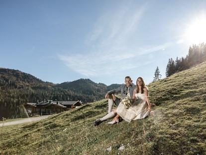 Hochzeit - Hochzeits-Stil: Boho-Glam - Die Tiergartenalm bietet zahlreiche Hotspot für unvergessliche Hochzeitsfotos. - TIERGARTEN ALM