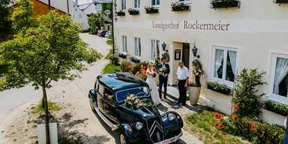 Hochzeit - Trauung im Freien - Wolnzach - hauseigener Oldtimer - Landgasthof Rockermeier