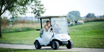 Hochzeit - Geeignet für: Eventlocation - Brandenburg Nord - Spritztour mit dem Golf-Cart - Schloss Krugsdorf Hotel & Golf