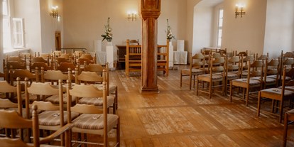 Hochzeit - Art der Location: Scheune - Rittersaal / Trauungsraum für Brautpaare - Wasserburg Heldrungen