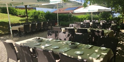 Hochzeit - Art der Location: Restaurant - Bürserberg - Gastgarten - Berghof "Genusswerkstatt" Hohenems