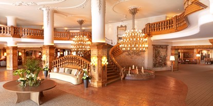 Hochzeit - Personenanzahl - Hall in Tirol - Interalpen-Hotel Tyrol Eingangshalle - Interalpen-Hotel Tyrol *****S GmbH
