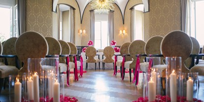 Hochzeit - Trauung im Freien - Liebenfels - Romantik pur bei den Trauungszeremonien im Schlosshotel Velden. - Falkensteiner Schlosshotel Velden