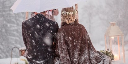 Hochzeit - Umgebung: in den Bergen - Hinterglemm - Winter Trauung  - Hochzeitsinsel
