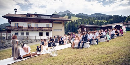 Hochzeit - Preisniveau: hochpreisig - Tiroler Unterland - Trauung auf der Wiese - Hochzeitsinsel