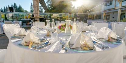 Hochzeit - Preisniveau: hochpreisig - Stumm - Tisch Wintergarten - Alpenhotel Speckbacher Hof