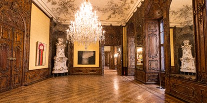 Hochzeit - Art der Location: Schloss - Bad Vöslau - Der Gelbe Salon des Palais Schönborn-Batthyány in Wien. - Palais Schönborn-Batthyány