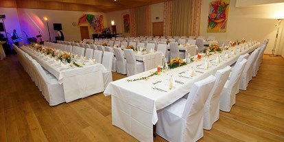 Hochzeit - Umgebung: am Land - Gnadenwald - Hochzeitstafel - Aktivhotel ZUM GOURMET