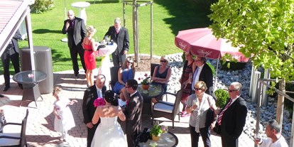Hochzeit - Trauung im Freien - Hall in Tirol - Terrasse - Aktivhotel ZUM GOURMET