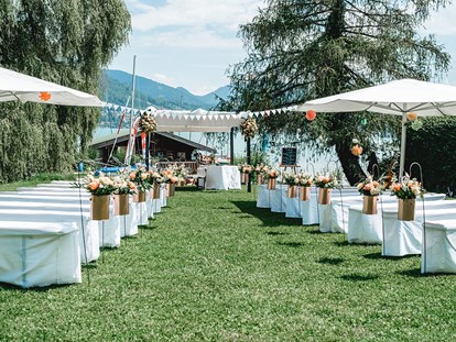 Hochzeit - Umgebung: in den Bergen - Oberbayern - Bootshaus Tegernsee