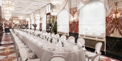Hochzeit - Preisniveau: hochpreisig - Kottingbrunn - Marmorsaal - Hotel Sacher Wien