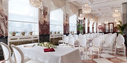 Hochzeit - Umgebung: in einer Stadt - Wien-Stadt Innere Stadt - Marmorsaal - Hotel Sacher Wien