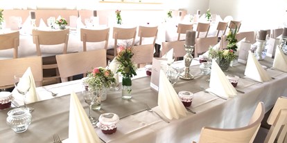 Hochzeit - Art der Location: Bauernhof/Landhaus - Calw - Der große Festsaal des Bischoff's Landrestaurant bietet Platz für 75 bis 120 Hochzeitsgäste. - Bischoff's Landrestaurant