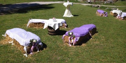 Hochzeit - Kinderbetreuung - Hallstatt - Heiraten auf der Unterhofalm in Filzmoos. Nach der Trauung gemütlich am 
Almsee feiern - Unterhofalm