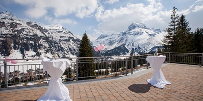 Hochzeit - Trauung im Freien - Vorarlberg - Himmlische Terrasse - Hotel Sonnenburg