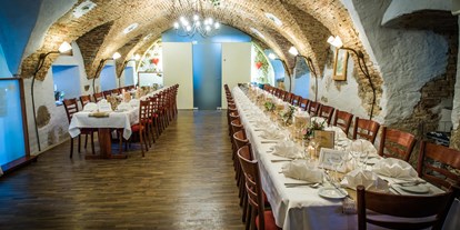 Hochzeit - Personenanzahl - Klam - Feiern Sie Ihre Hochzeit im Gewölbekeller des Schloss Restaurant Hagenberg. - Schloss Restaurant Hagenberg