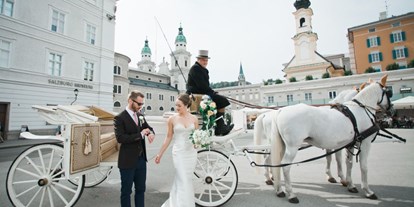 Hochzeit - Frühlingshochzeit - Oberbayern - Feiern Sie Ihre Hochzeit im m32 - Museum der Moderne mit Blick auf die Festung Hohensalzburg.
 - m32