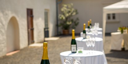 Hochzeit - Geeignet für: Firmenweihnachtsfeier - Röjtökmuzsaj - Der Innenhof eignet sich bestens für einen Sektempfang. - Schloss Lackenbach