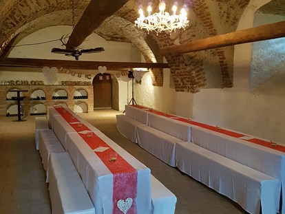 Hochzeit - Hochzeitsessen: Catering - Gewölbekeller - Schloss Pernegg