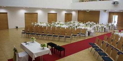 Hochzeit - barrierefreie Location - Oberösterreich - Trauung im Nibelungensaal - Kulturzentrum Bräuhaus Eferding
