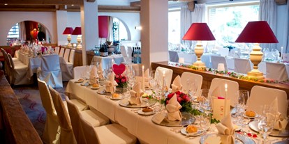 Hochzeit - interne Bewirtung - St. Gallenkirch - Tafel Restaurant - Der Berghof in Lech