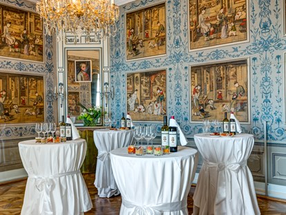 Hochzeit - nächstes Hotel - Stehempfang im kleinen chinesischen Salon - Schloss Esterházy